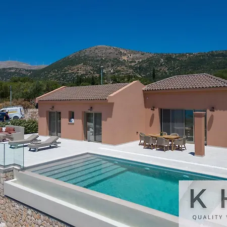 Villa Akrothea With Panoramic View And Private Pool Razáta