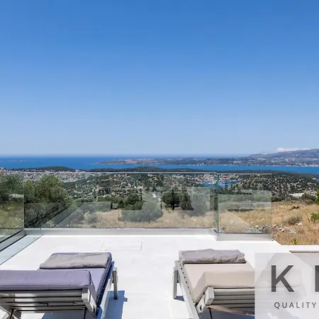 Akrothea With Panoramic View And Private Pool