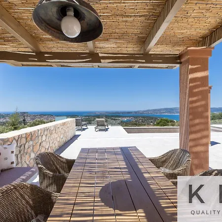 Vilă Akrothea With Panoramic View And Private Pool *